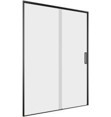 Душевая дверь Aquanet Pleasure Evo 130 AE65-N130-BT профиль черный, прозрачное стекло