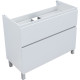 Тумба под раковину Aquanet Вега 100 напольная, белый глянец