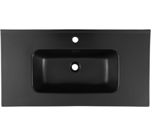 Раковина Aquanet Flat 90 черная матовая