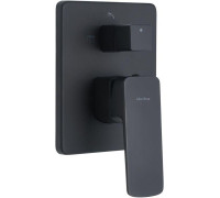 Смеситель для душа Allen Brau Infinity X2 5.21014-31 (с внутренней частью, 2 выхода) черный матовый