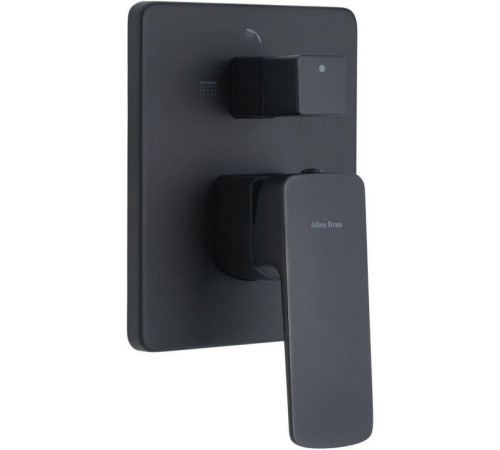 Смеситель для душа Allen Brau Infinity X2 5.21014-31 (с внутренней частью, 2 выхода) черный матовый