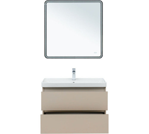 Тумба под раковину Aquanet Вега 2.0 80 бежевый
