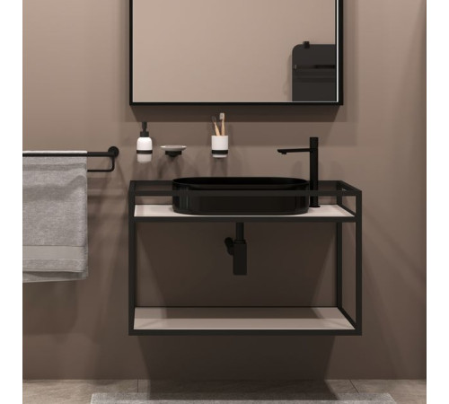Консоль под раковину Allen Brau Liberty 90 1.33003.BB черный браш