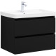 Тумба под раковину Aquanet Вега 2.0 70 черный