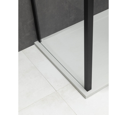 Душевой уголок Allen Brau Priority 120x90 3.31009.BBA + 3.31018.BBA черный браш