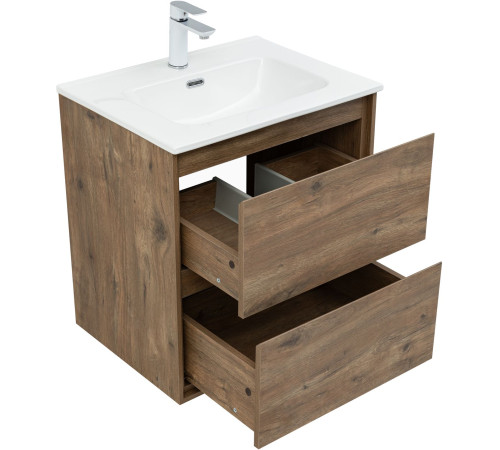 Тумба под раковину Aquanet Милан 60 дуб рустикальный