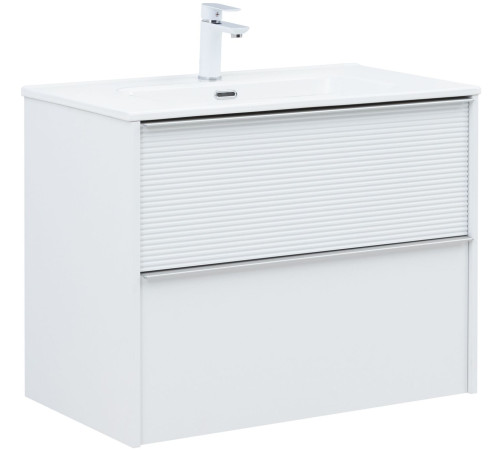 Тумба под раковину Aquanet Вита 80 белый матовый