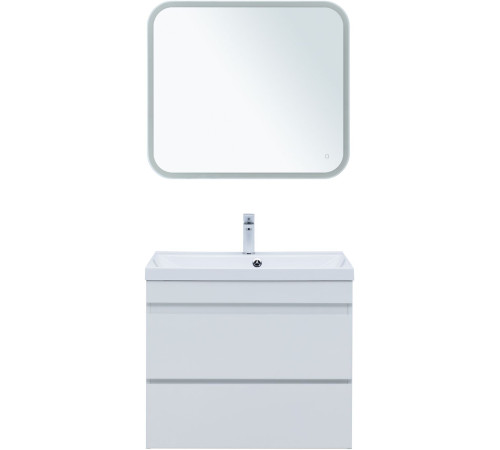 Тумба под раковину Aquanet Нота New 75 белый глянец