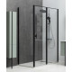 Душевой уголок Allen Brau Priority 120x100 3.31033.BBA + 3.31048.BBA черный браш