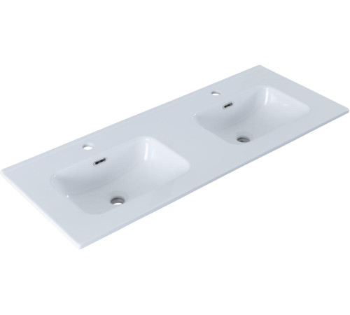 Раковина Aquanet Flat 120 (двойная) белая