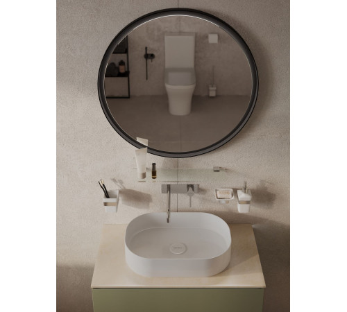 Тумба под раковину Allen Brau Infinity 85 1.21001.CGM олива матовый