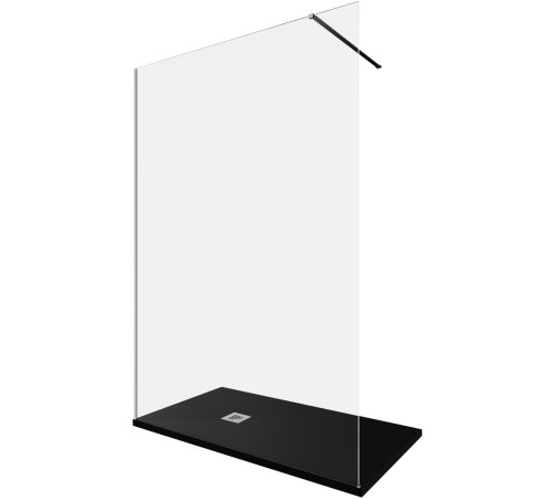 Душевая перегородка Allen Brau Infinity 1 140 3.21025.BA серебро браш