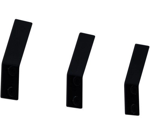 Крючок для полотенец Aquanet Магнум черный матовый