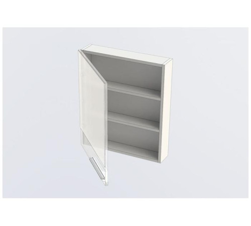 Зеркальный шкаф Aquanet Верона 60 белый