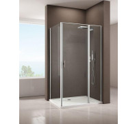 Душевой уголок Allen Brau Priority 90x100 3.31001.00 + 3.31019.00 хром