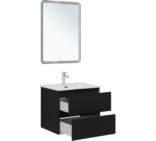 Тумба под раковину Aquanet Вега 2.0 60 черный