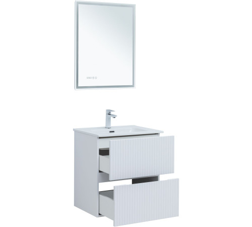Тумба под раковину Aquanet Джейн 60 белый матовый