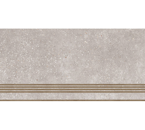 ST183VG Ступень Coral Rock серая неполированная 30x60