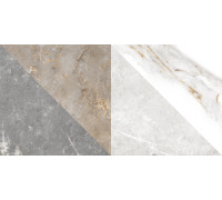 GT98VG Плитка настенная Capella белая геометрия глянцевая 25x50