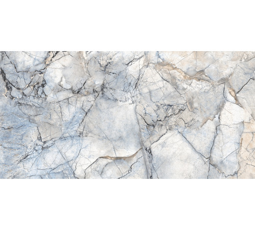 GT94VG Плитка настенная Solo синяя глянцевая 25x50