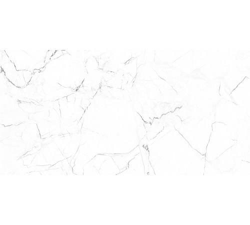 GT95VG Плитка настенная Solo белая глянцевая 25x50