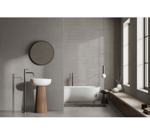 GT1206018366MR Керамогранит Floss светло-серый линии матовый 60x120