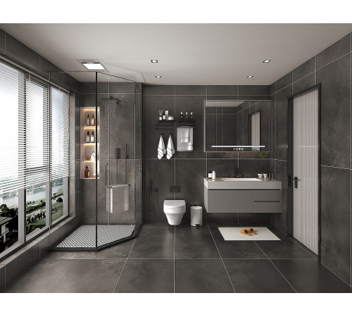 GT120608605SSR Керамогранит Freya черный сатинированный 60x120