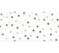 GT125VG Плитка настенная Siluet белая мозаика глянцевая 25x50