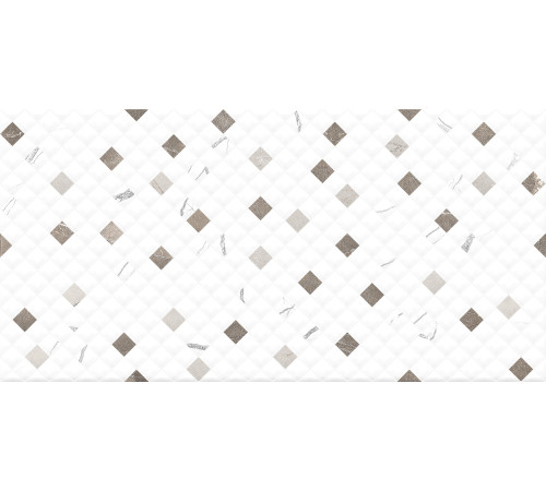 GT125VG Плитка настенная Siluet белая мозаика глянцевая 25x50