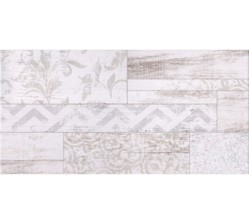 GT13VG Плитка настенная San Remo белая геометрия матовая 25x50